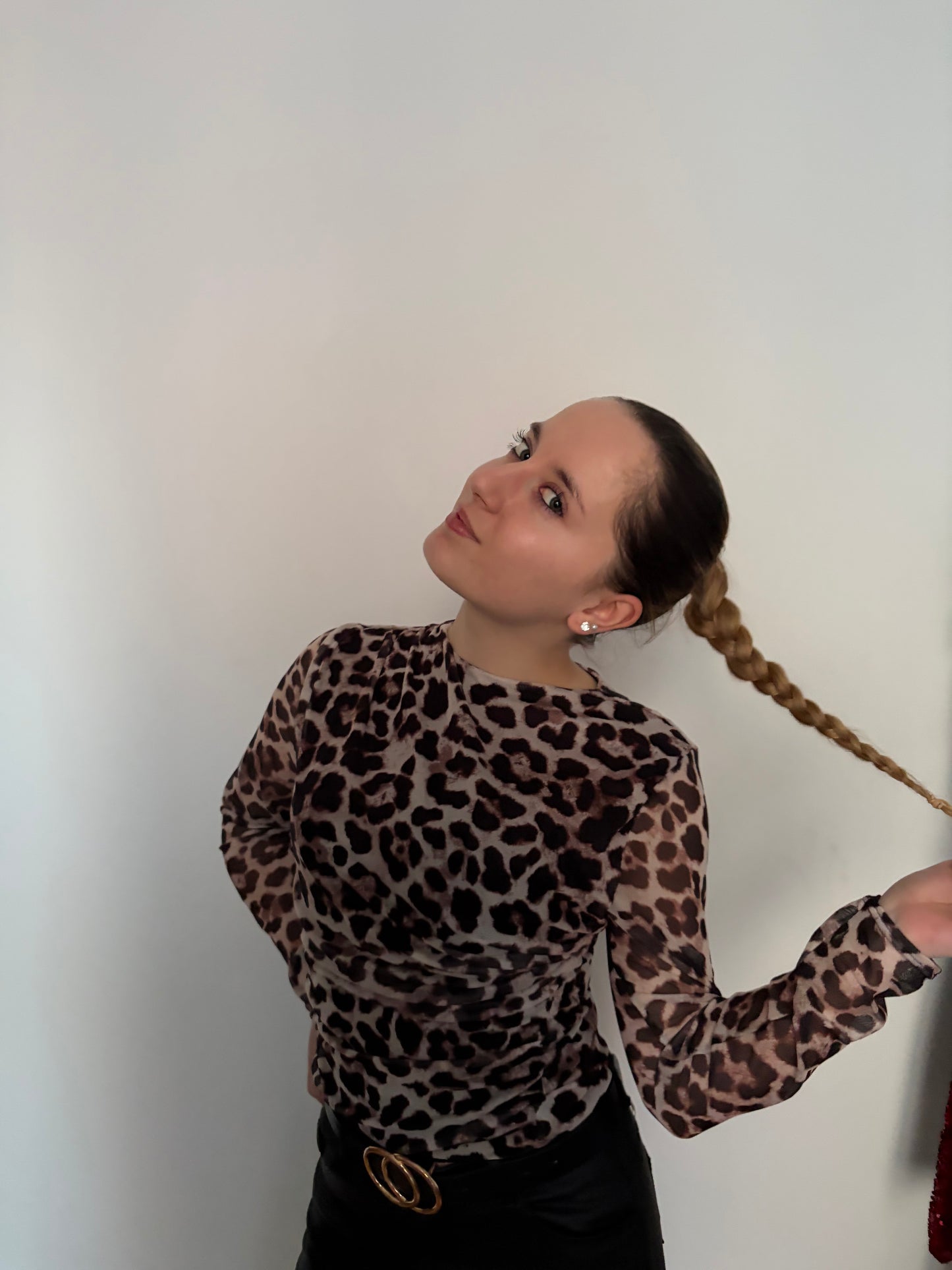 Body manches longues TU léopard