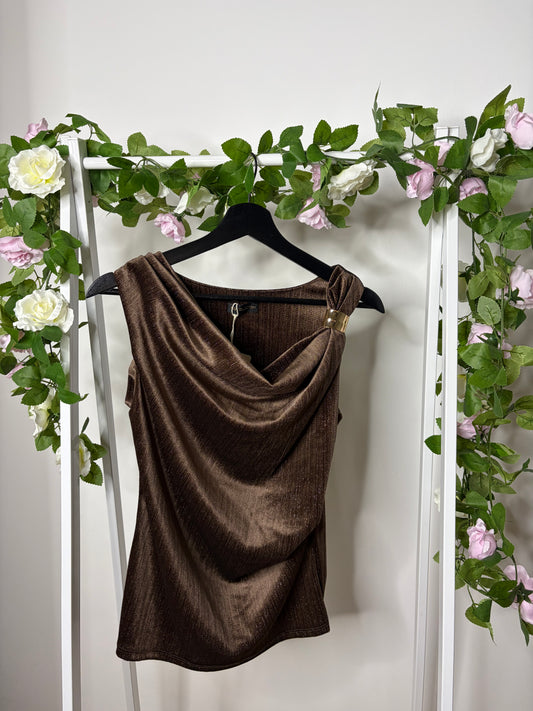 Haut pailleté chocolat